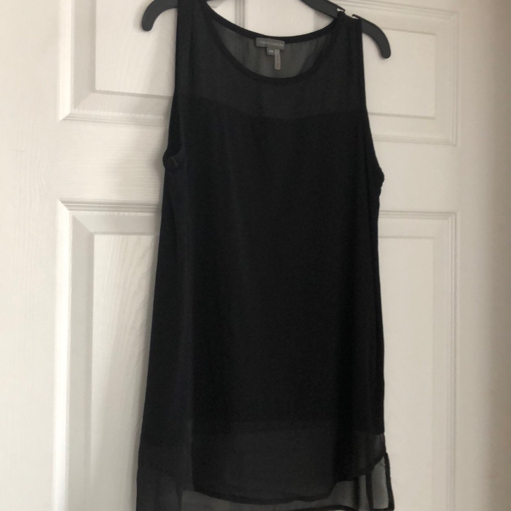 Vince Camuto Shear Trim Top